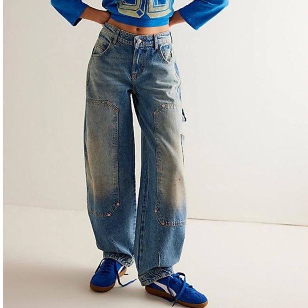 Free People We the Free Loren High Rise Carpenter Barrel